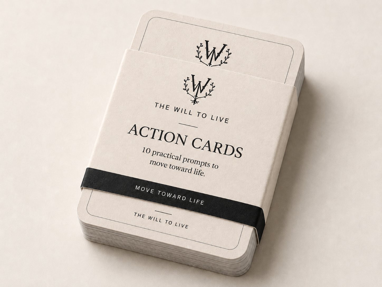 TWTL action cards — mockup
