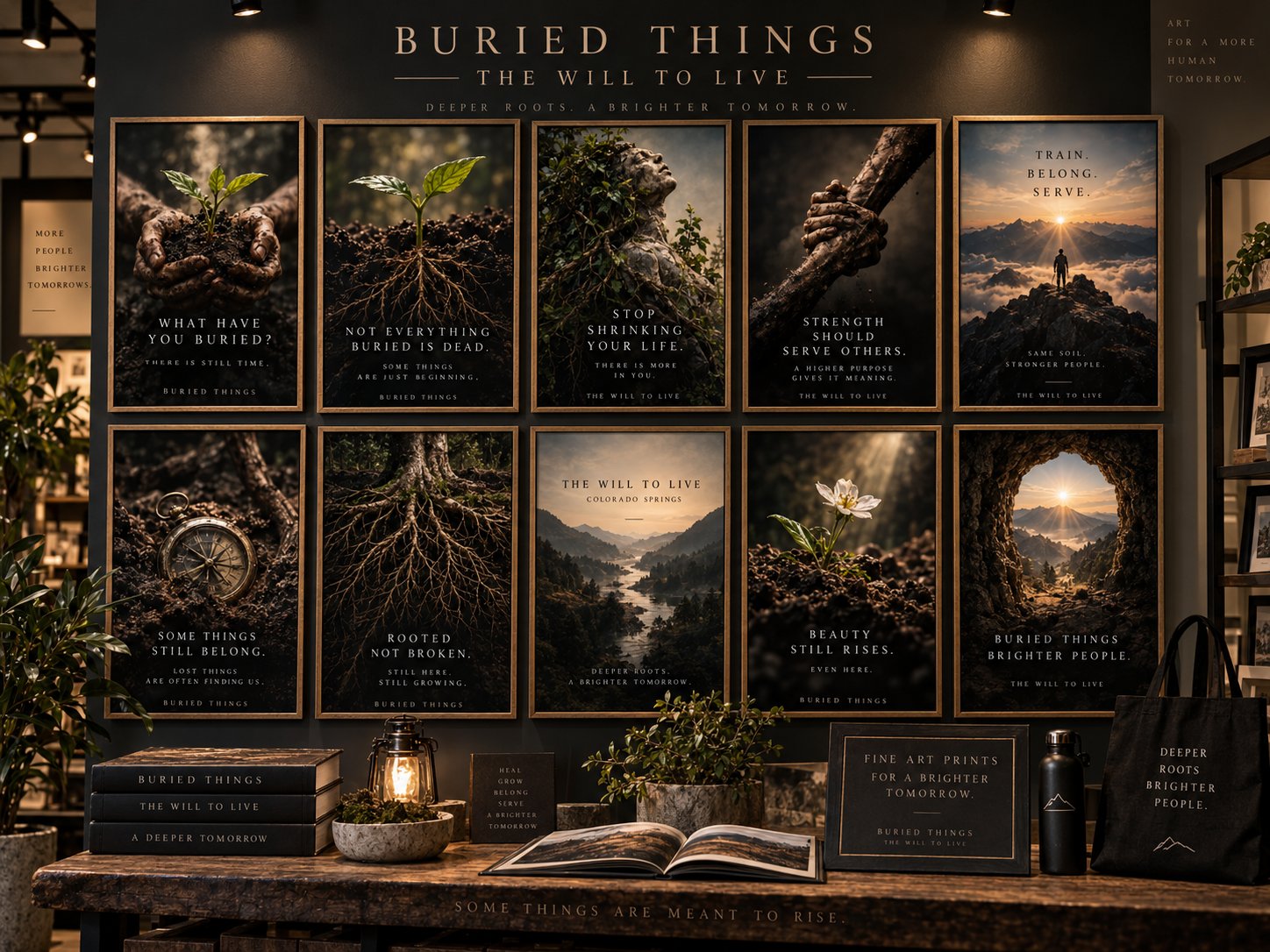 Coming-soon art print collection — mockup